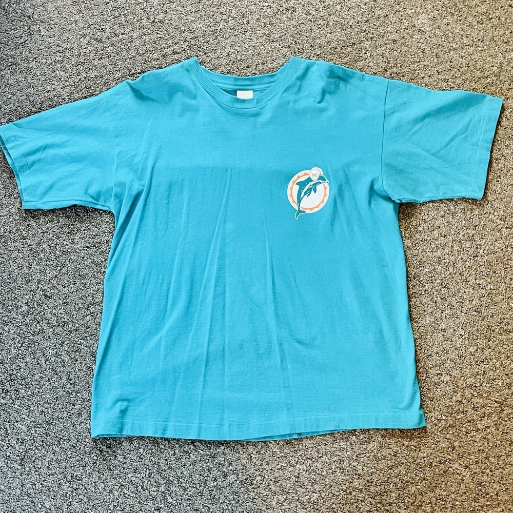 Vintage Miami Dolphins Salem Sports Tshirt 90s Sz XL Men's